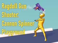 Lojë Ragdoll Gun Shooter: Cannon Spinner Playground