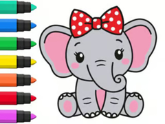 Lojë Coloring Book: Elephant