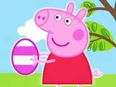 Lojë Jigsaw Puzzle: Peppa Pig Easter Eggs