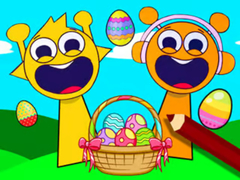 Lojë Coloring Book: Sprunki Incredibox Easter