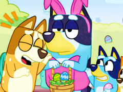 Lojë Jigsaw Puzzle: Bluey Easter Dress Up