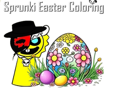 Lojë Sprunki Easter Coloring