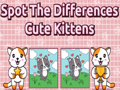 Lojë Spot the Differences Cute Kittens