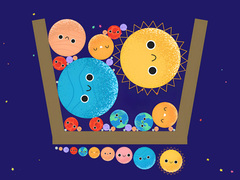 Lojë Merge Planets