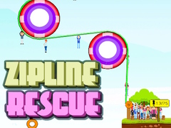 Lojë Zipline People Rescue
