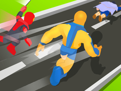 Lojë Superhero Transform Change Race
