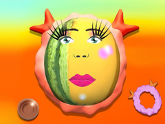 Lojë Makeup Fruits