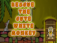 Lojë Rescue the Cute White Monkey