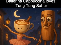 Lojë Ballerina Cappuccina loves Tung Tung Sahur