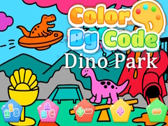 Lojë Color By Code Dino Park