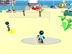 Lojë Stickman Beach Volleyball