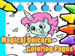 Lojë Magical Unicorn Coloring Pages