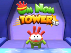 Lojë Om Nom Tower 3D