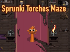 Lojë Sprunki Torches Maze