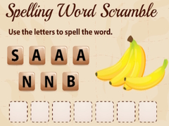 Lojë Spelling Word Scramble