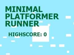 Lojë Minimal Platformer Runner