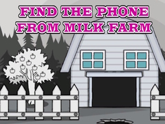 Lojë Find The Phone From Milk Farm