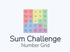 Lojë Sum Challenge Number Grid
