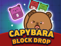 Lojë Capybara Block Drop