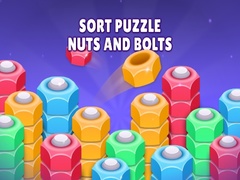 Lojë Sort Puzzle Nuts and Bolts