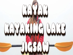 Lojë Kayak Kayaking Lake Jigsaw