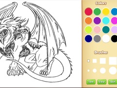 Lojë Dragon Chimera Coloring Book