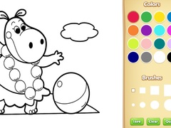 Lojë Baby Farm Animals Coloring Book for Kids