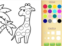 Lojë Easy Animal Coloring Book for Kids