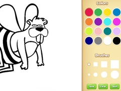 Lojë Funny Animal Coloring Book for Kids