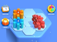 Lojë Flower Hexa Puzzle