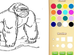 Lojë Zoo Animals Coloring Book for Kids