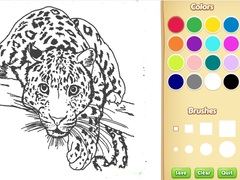 Lojë Realistic Animals Coloring Book for Kids