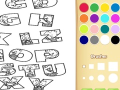 Lojë Alphabet Animal Coloring Book for Kids