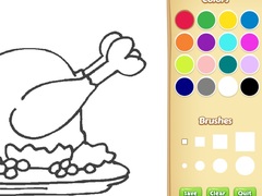 Lojë Food Coloring Book For Kids