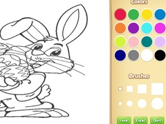 Lojë Easter Bunny Coloring Book for Kids