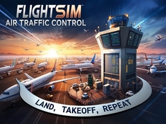 Lojë Flight Sim Air Traffic control