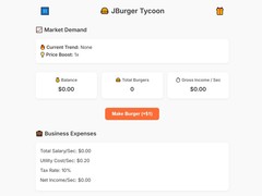 Lojë Jburger Tycoon