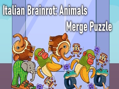 Lojë Italian Brainrot: Animals Merge Puzzle