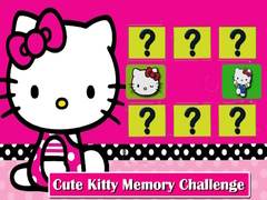 Lojë Cute Kitty Memory Challenge