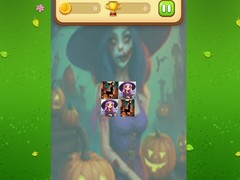 Lojë Halloween Witch Memory Match
