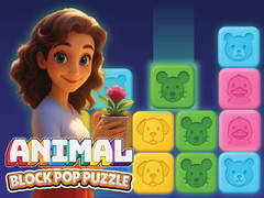 Lojë Animal Block Pop Puzzle