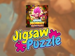 Lojë Anime Monkey Jigsaw Puzzles