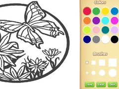 Lojë Butterfly Coloring Book For Kids