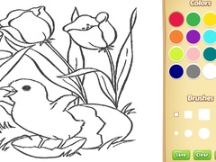 Lojë Flowers Coloring Book For Kids