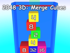 Lojë 2048 3D: Merge Cubes