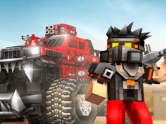 Lojë Blocky Cars: Car Battle