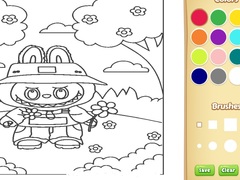 Lojë Labubu Coloring Book For Kids