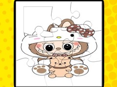 Lojë Labubu Jigsaw Puzzles for Kids Game