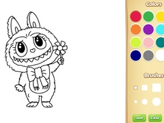 Lojë Labubu Doll Coloring Book for Kids