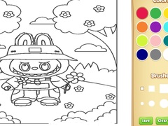 Lojë Cute Labubu Coloring Book for Kids